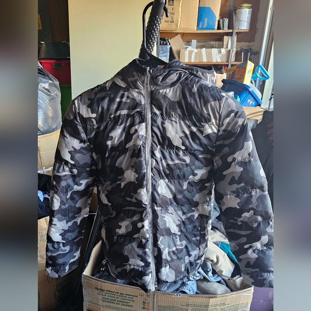 Gymboree Boys Camo Puffer Jacket